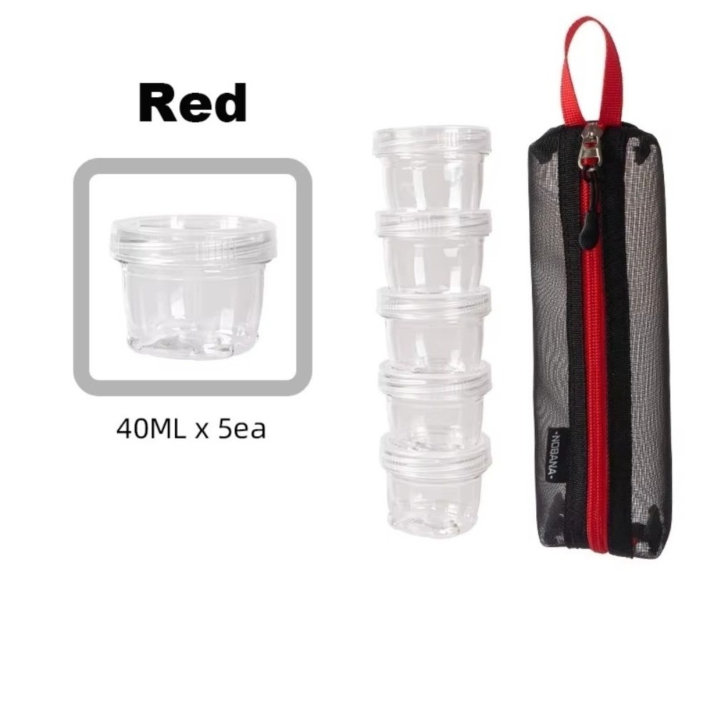 Spice Kit Compact - Przenośny zestaw przypraw kempingowych 5 butelek