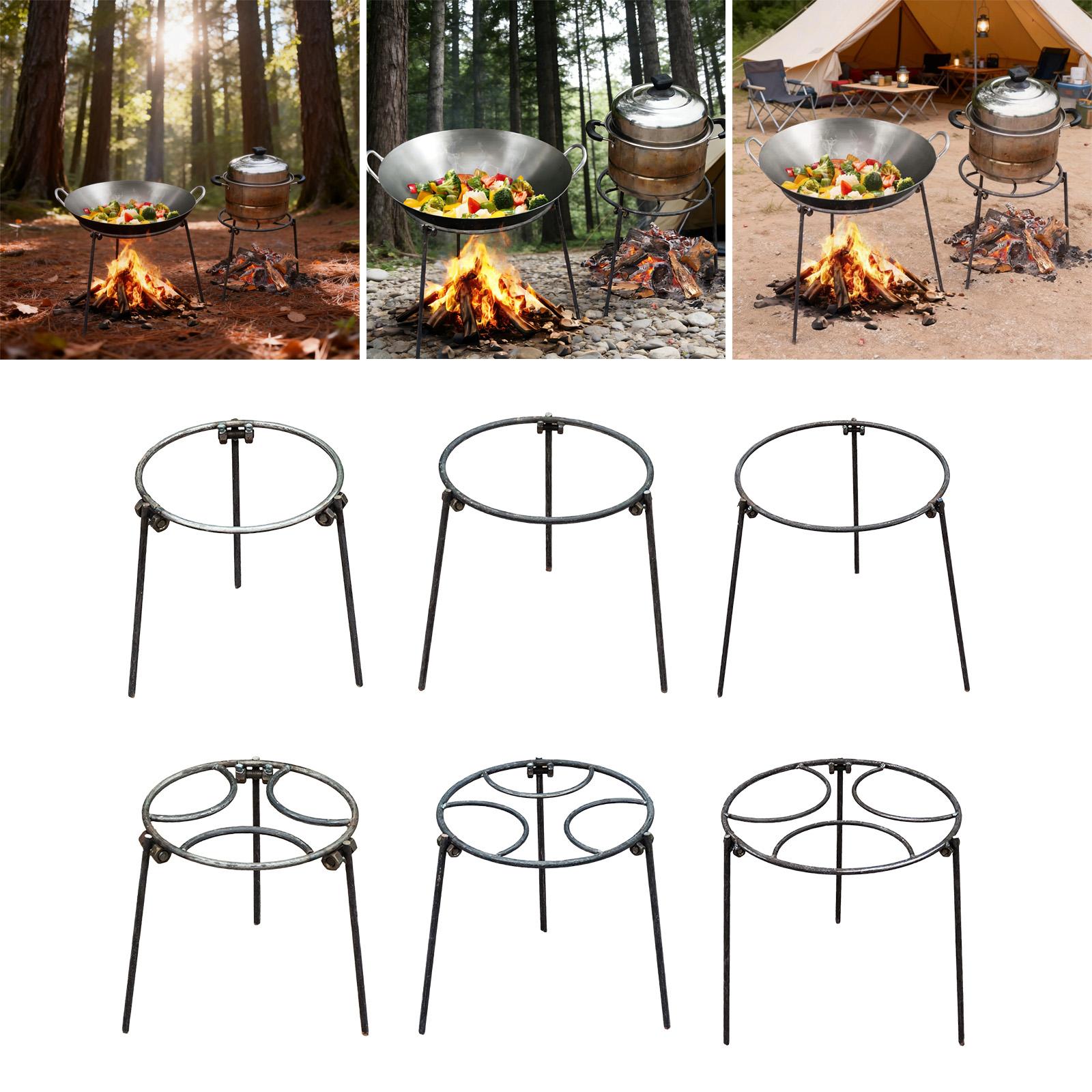 Camping Cooking Grate - Stojak na ognisko, wielofunkcyjny uchwyt na