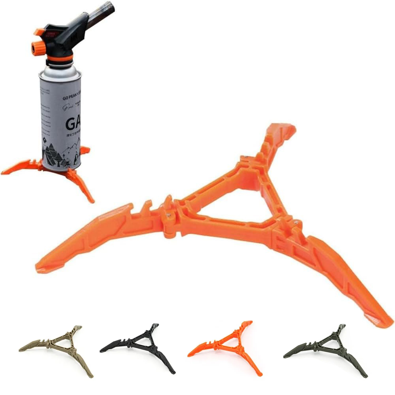 Camping Cooking Gas Stove - Składany uchwyt na zbiornik paliwa, stabilizator