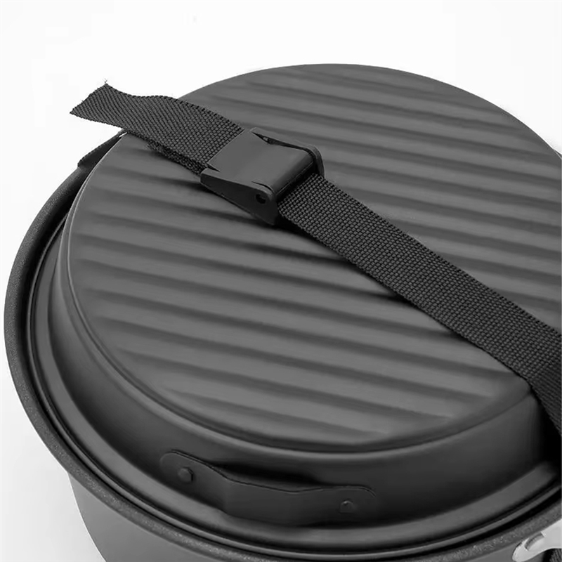 Camping Cooking Easy - ABJO-5-częściowy zestaw naczyń kempingowych z nieprzywierającą