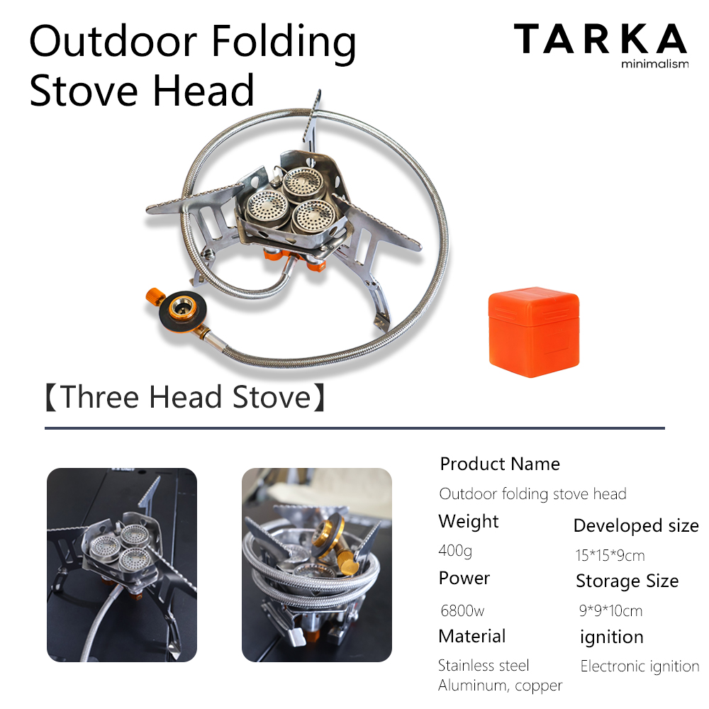 Camping Cooking Gas Stove - Kuchenka gazowa TARKA 5800W z 3