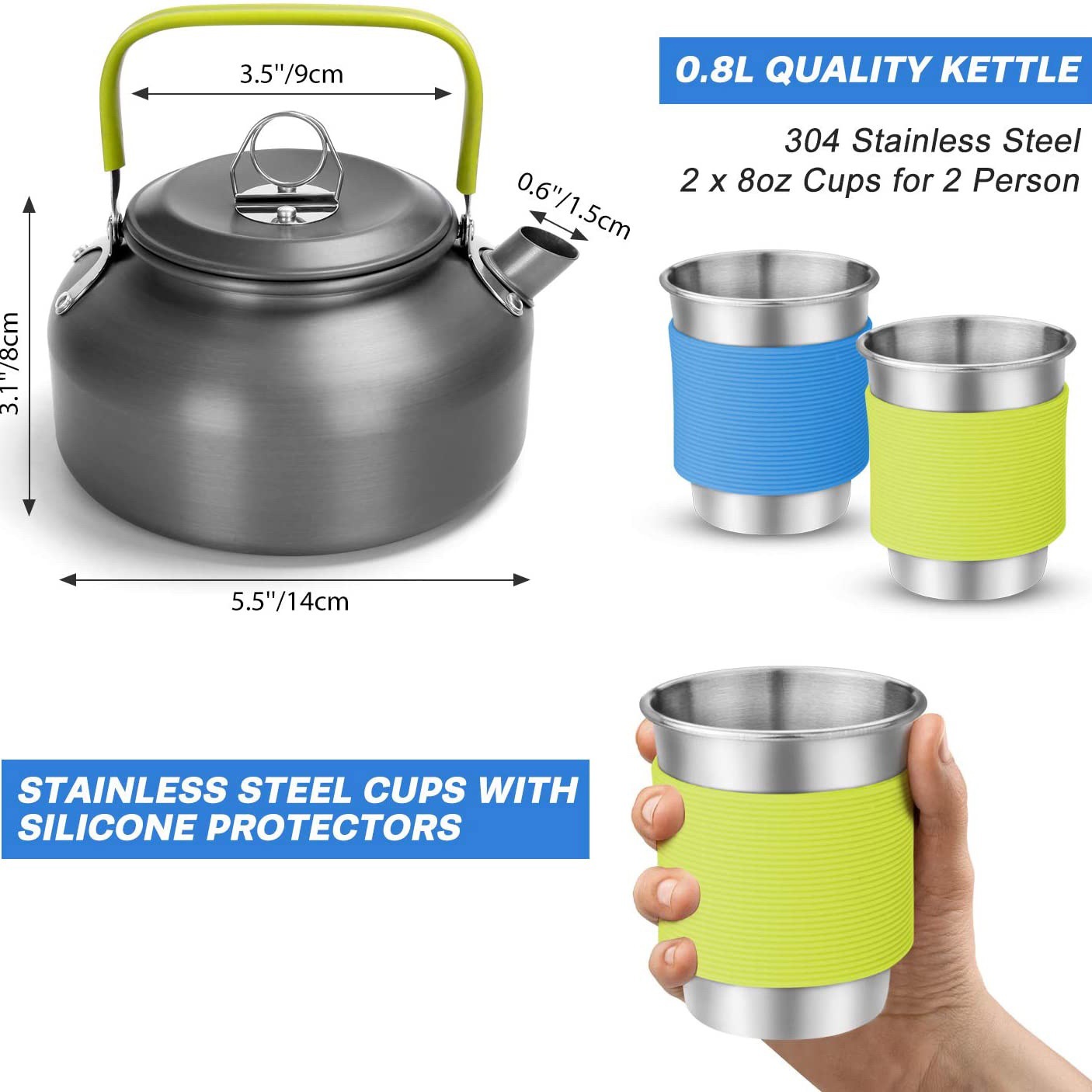 Zestaw do gotowania na kemping – Camping Cooking Kettle recenzja i cena