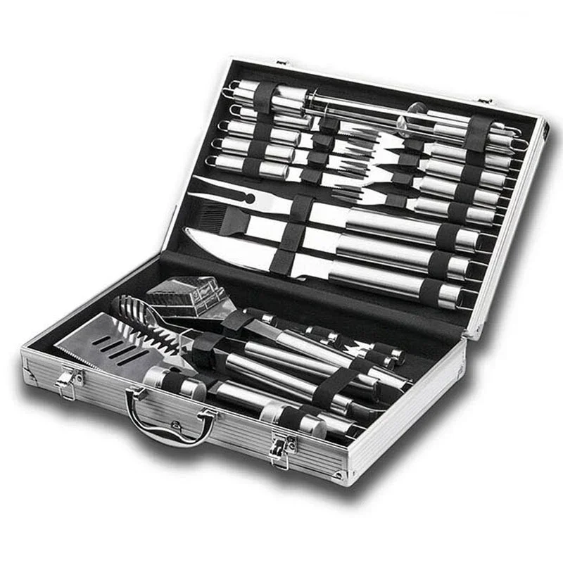 26-częściowy zestaw narzędzi d – Camping Cooking Kit Box recenzja i cena