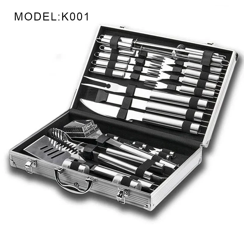 26-częściowy zestaw narzędzi d – Camping Cooking Kit Box recenzja i cena