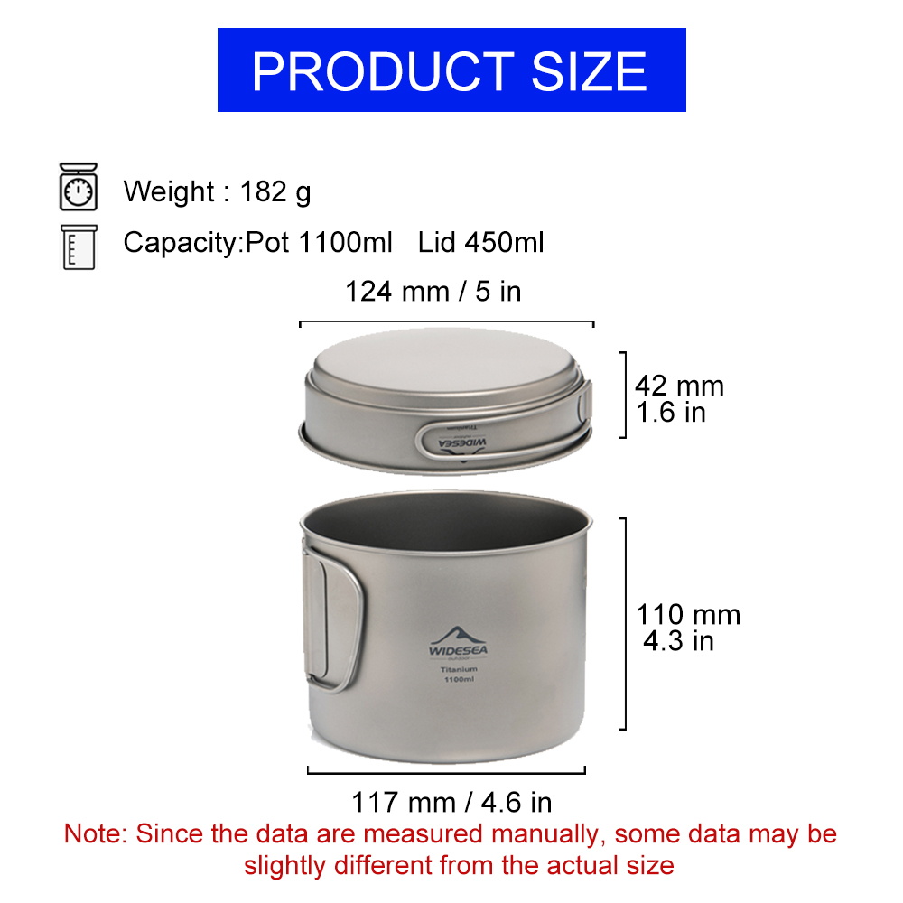 Widesea Ultralekki Tytanowy Ga – Camping Cooking Utensils Kit recenzja i cena