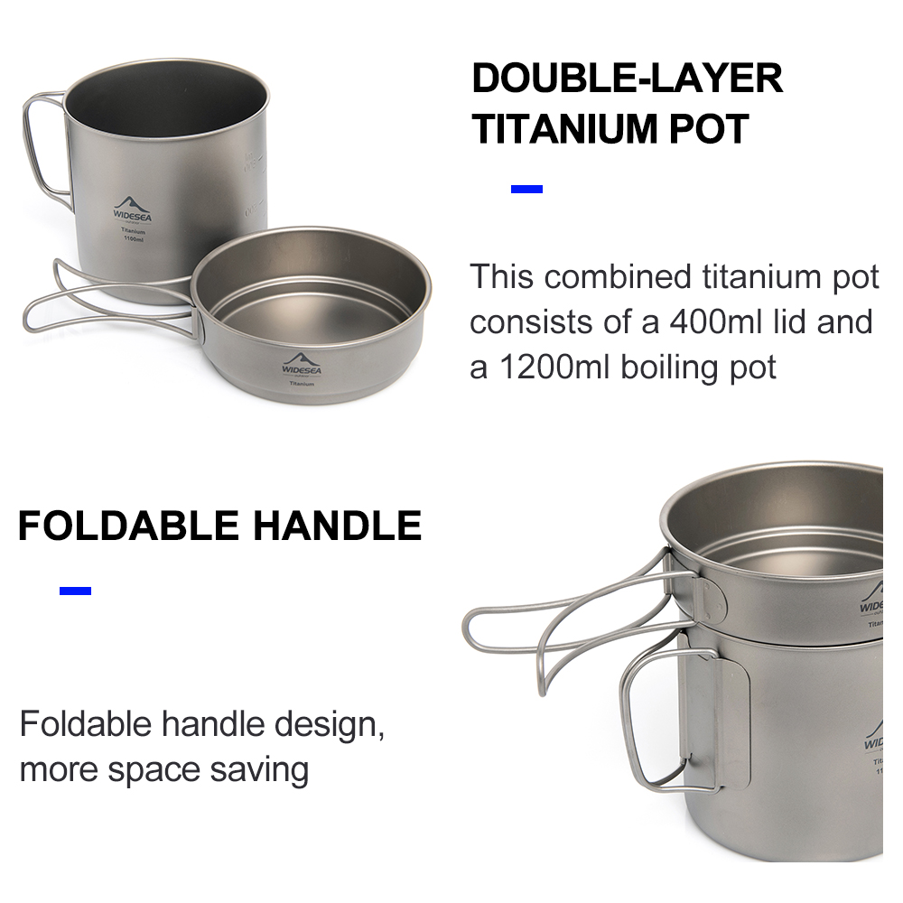 Widesea Ultralekki Tytanowy Ga – Camping Cooking Utensils Kit recenzja i cena