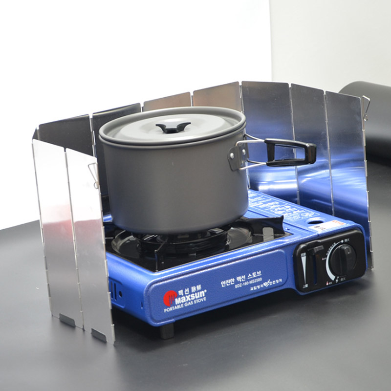9 płyt kuchenka gazowa osłona  – Camping Cooking Gas Stove recenzja i cena
