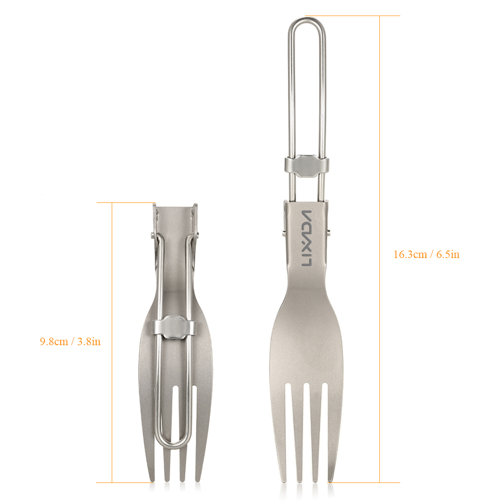Lixada Tytanowy składany widel – Camping Cooking Utensils Kit recenzja i cena