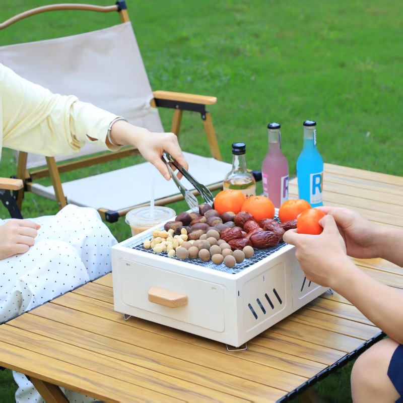 Przenośny grill na węgiel drze – Camping Cooking Easy recenzja i cena