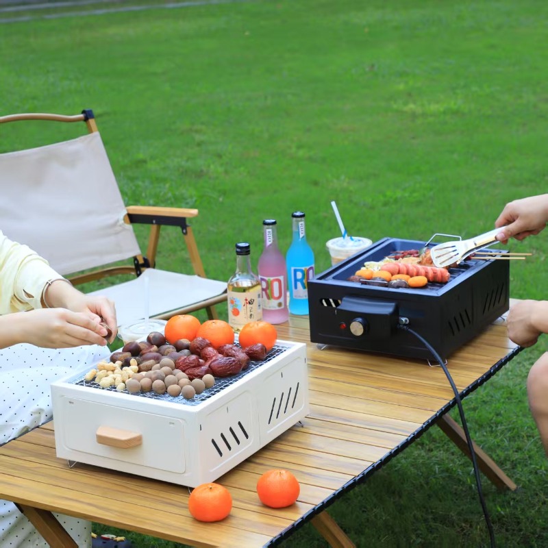 Przenośny grill na węgiel drze – Camping Cooking Easy recenzja i cena