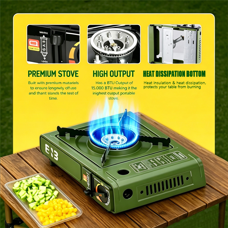 Przenośny kuchenka na butan, k – Camping Cooking Kit Box recenzja i cena