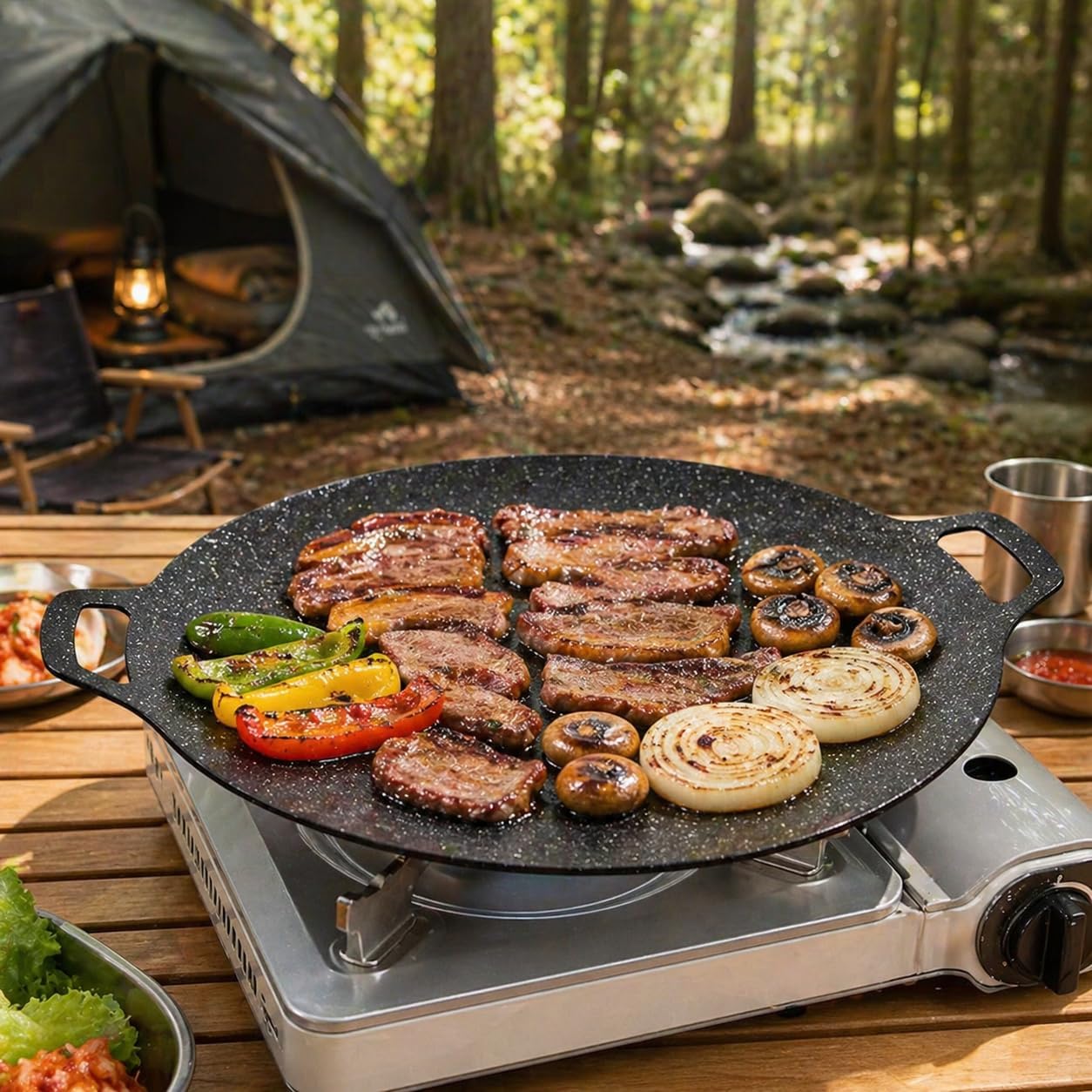 Grill do użytku na zewnątrz, i – Camping Cooking Range recenzja i cena