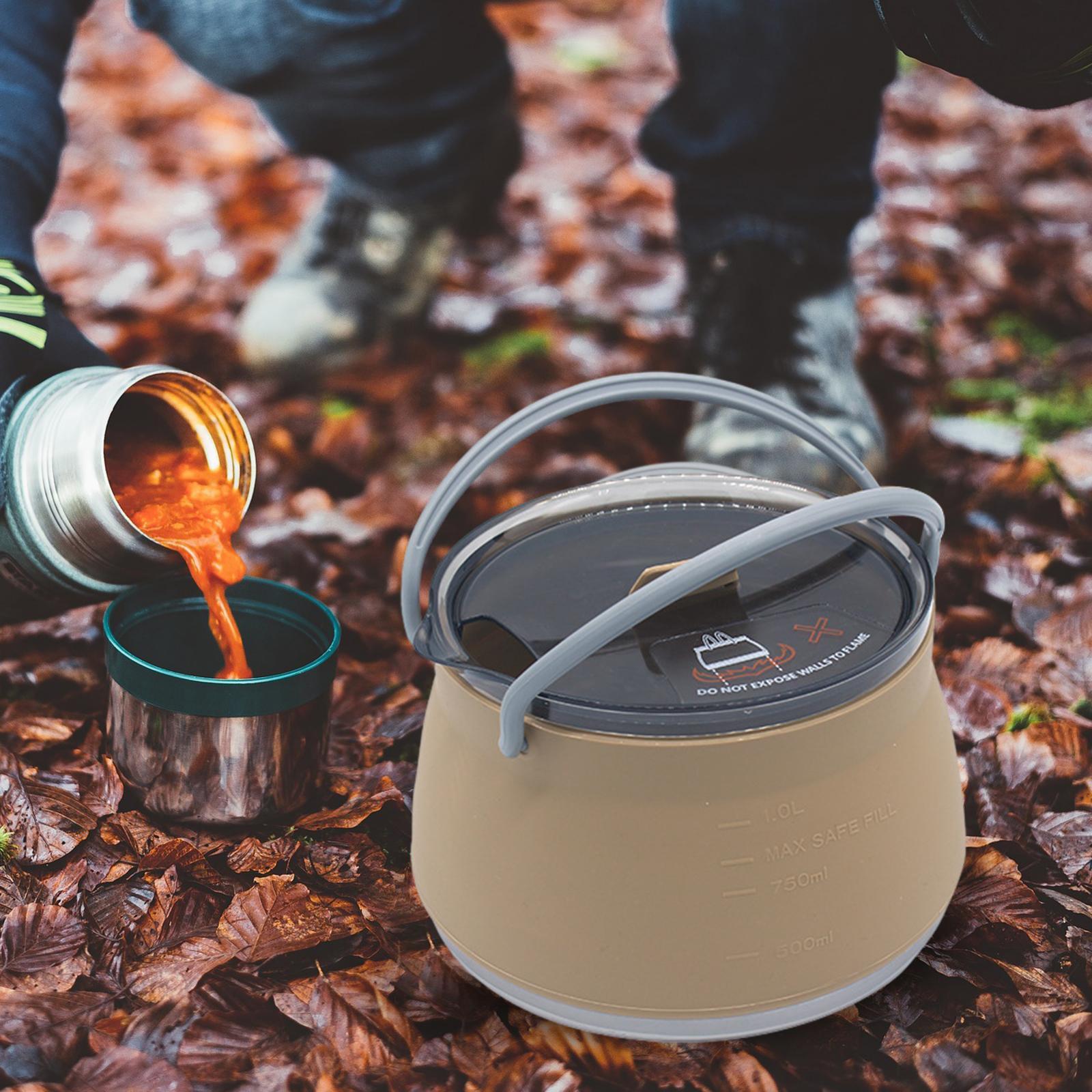 Składany silikonowy garnek kem – Camping Cooking Kettle recenzja i cena