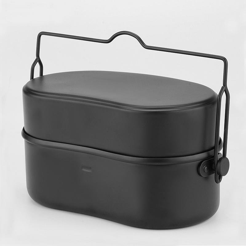 Aluminiowy Lunch Box Naczynia  – Camping Cooking Kit Box recenzja i cena