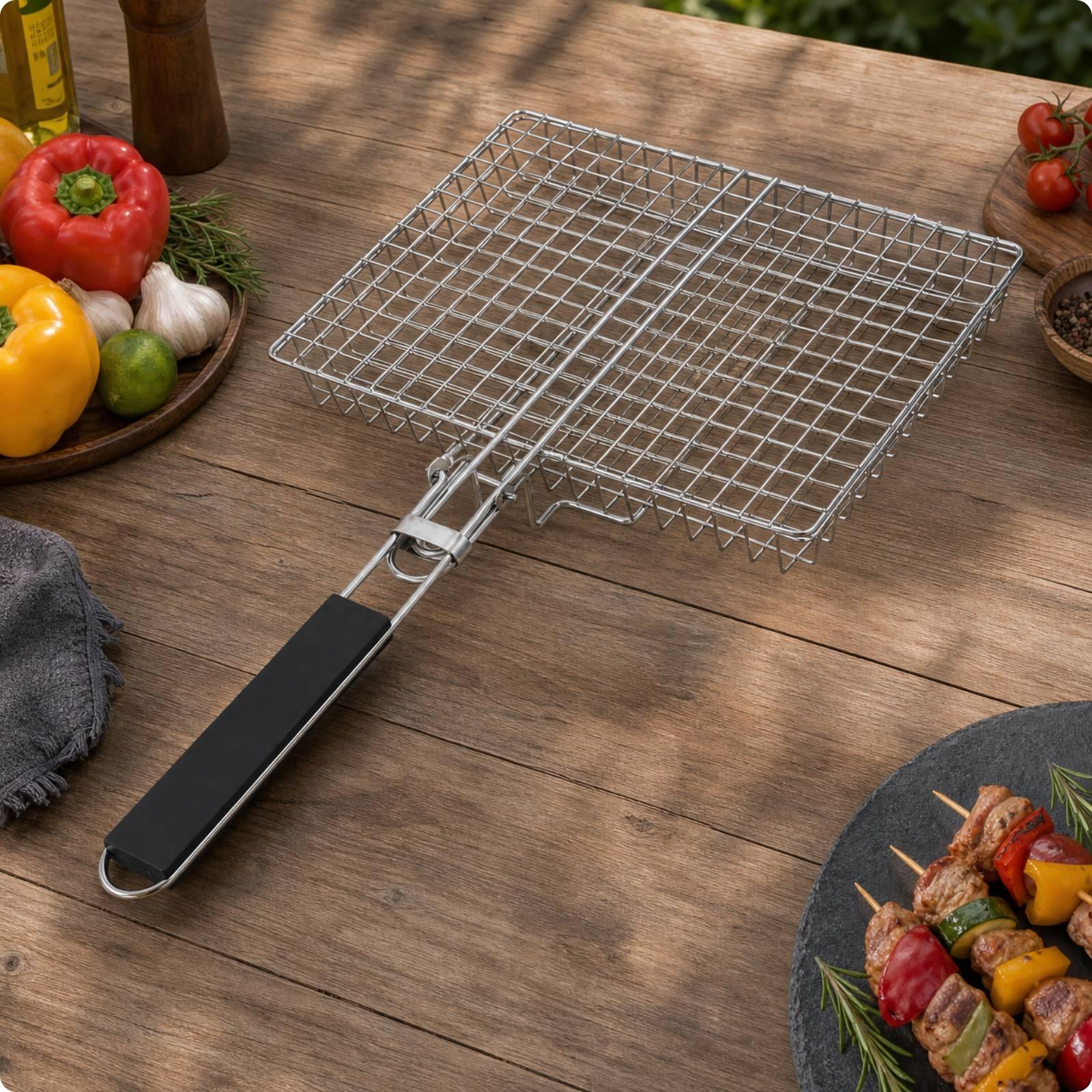 Przenośna siatka do grillowani – Camping Cooking Mesh recenzja i cena