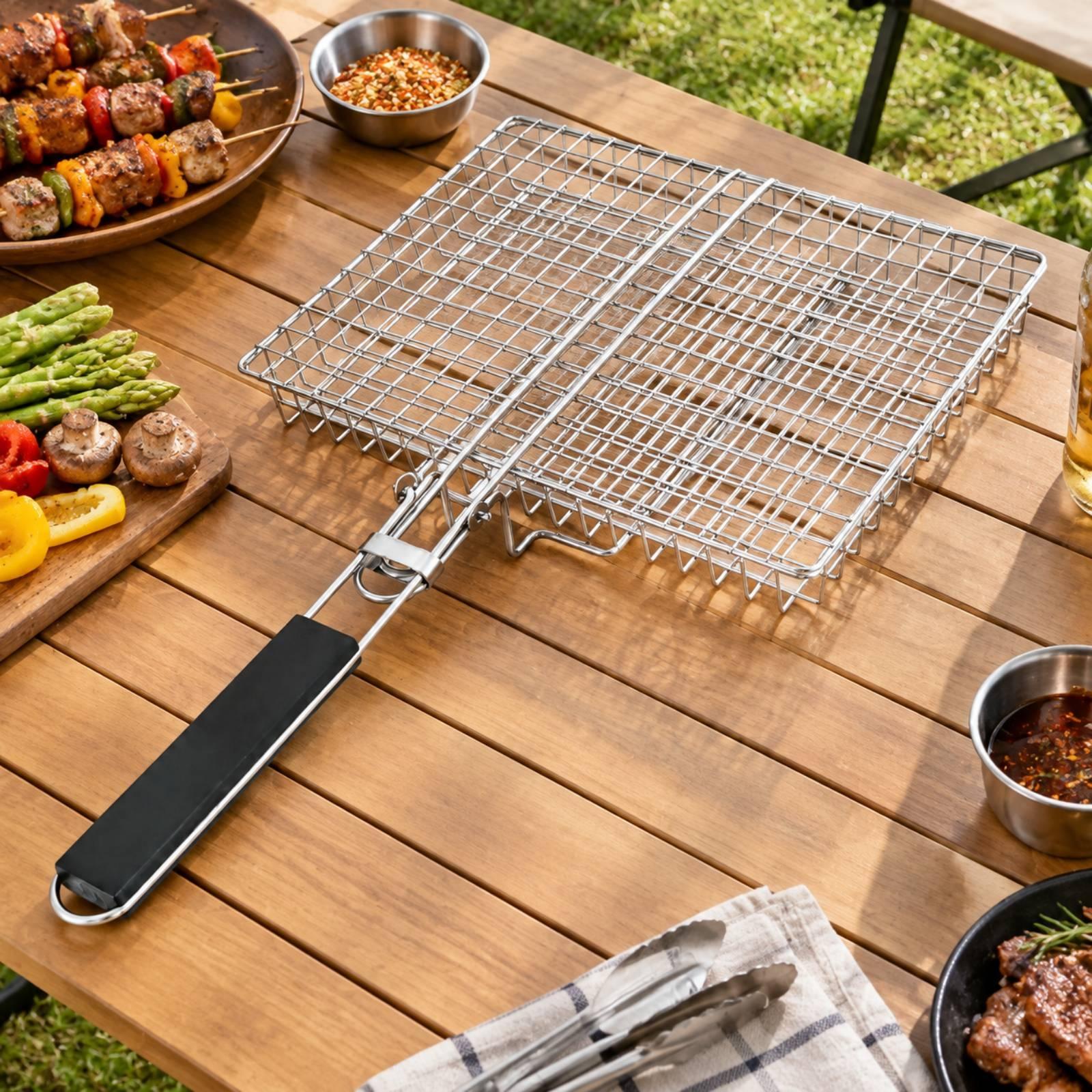 Przenośna siatka do grillowani – Camping Cooking Mesh recenzja i cena