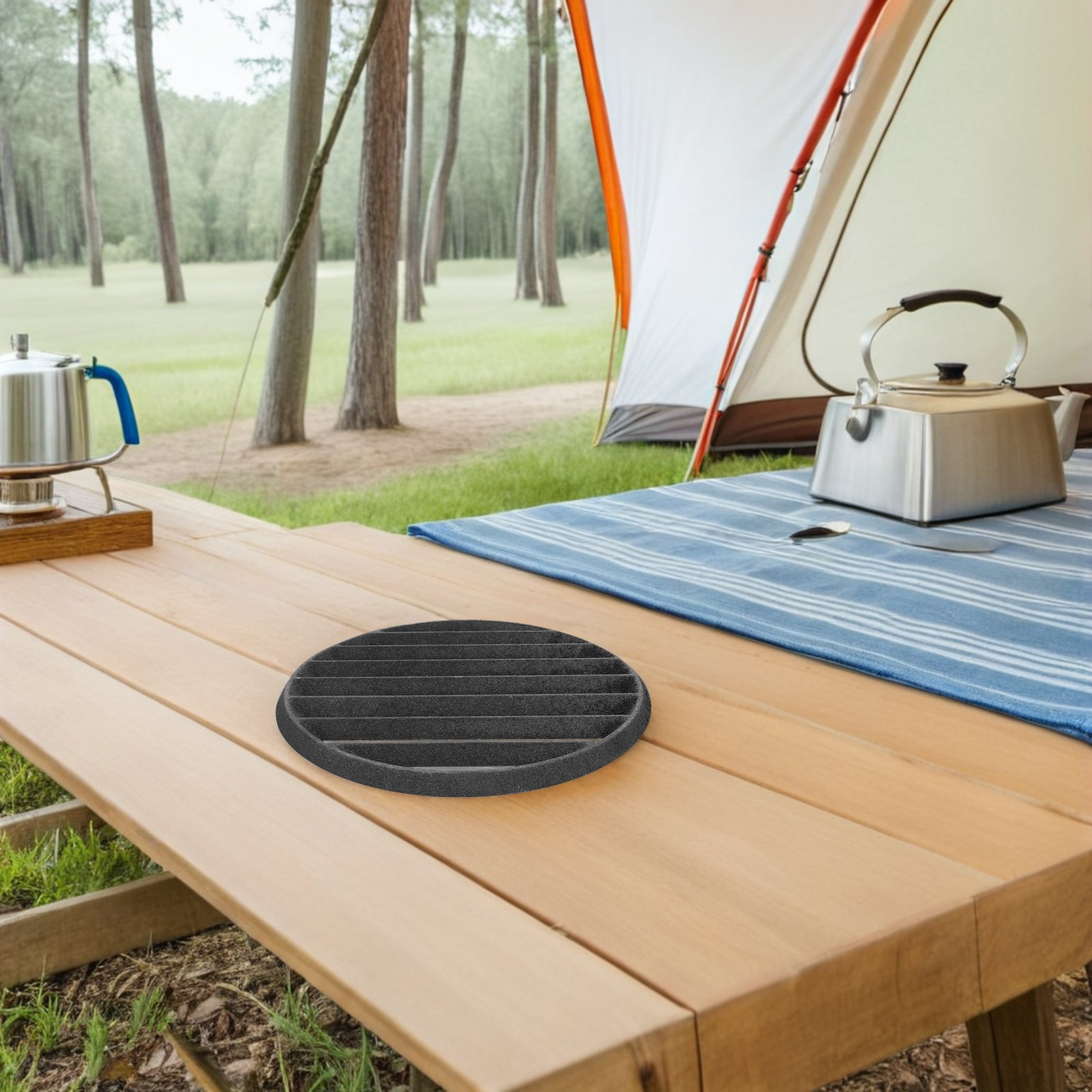 Żeliwna rusztka do ognia, gril – Camping Cooking Grate recenzja i cena