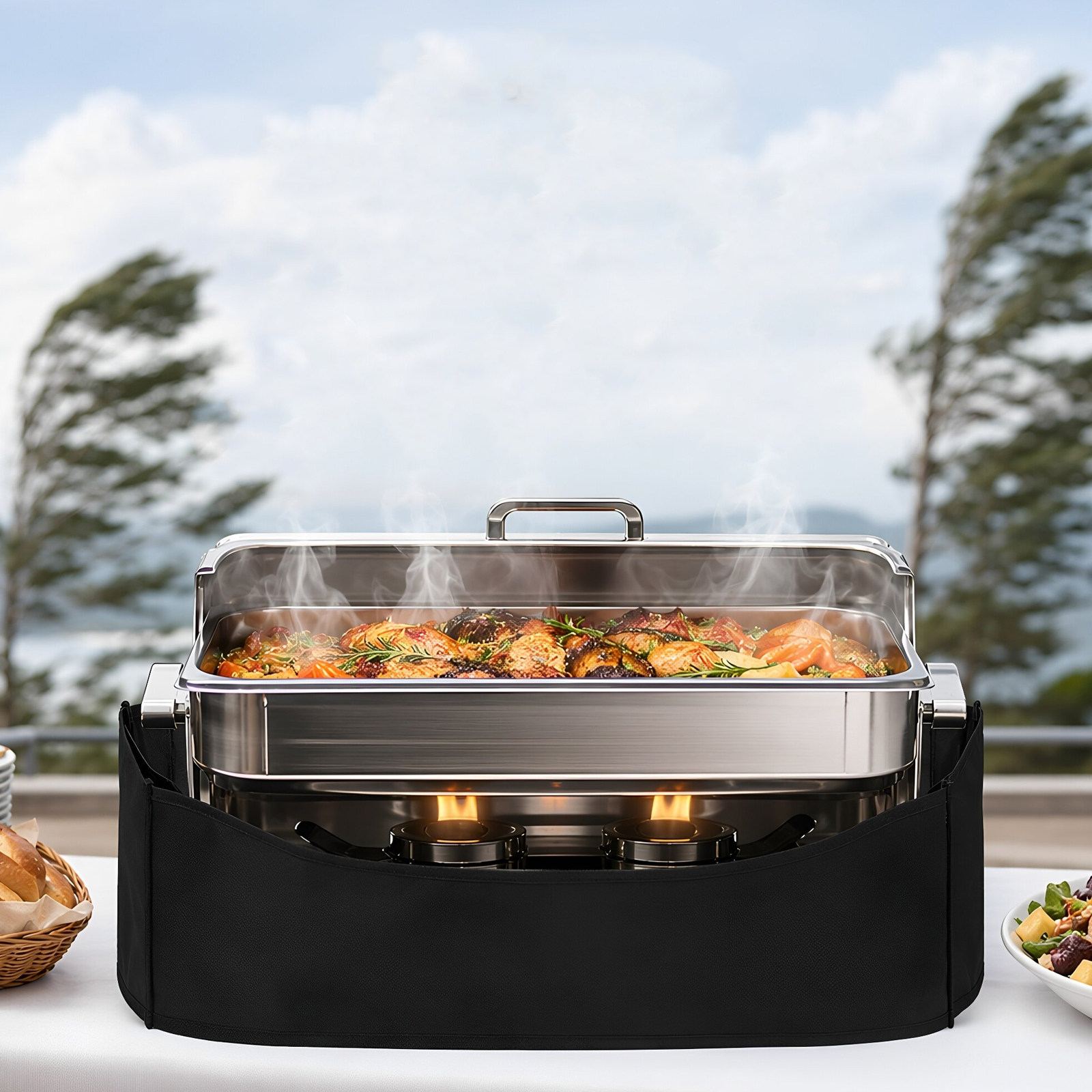 4 sztuki składanych osłon prze – Camping Cooking Wind Blocker recenzja i cena