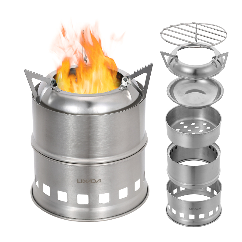 Lixada Piec na drewno ze stali – Camping Cooking Grate recenzja i cena