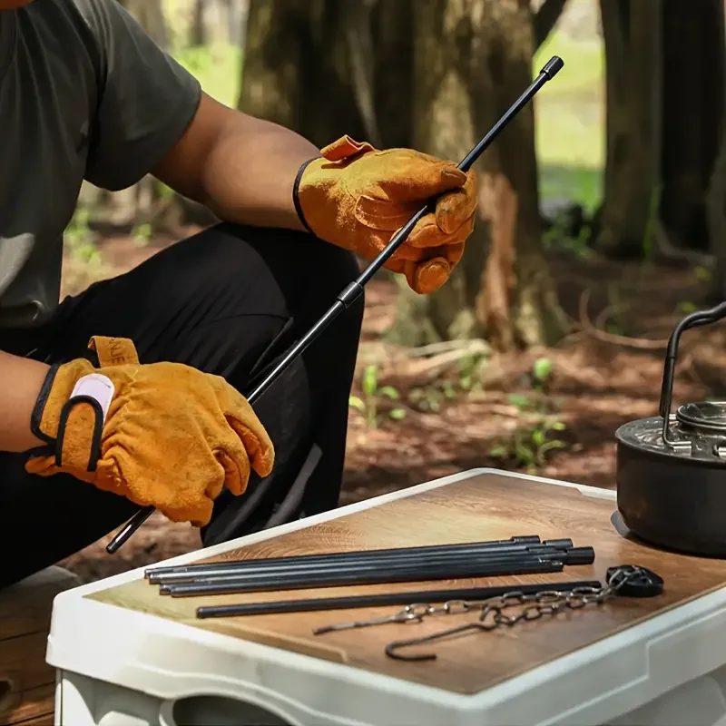 Duży trójnóg do ogniska na zew – Camping Cooking Pot Tripod recenzja i cena