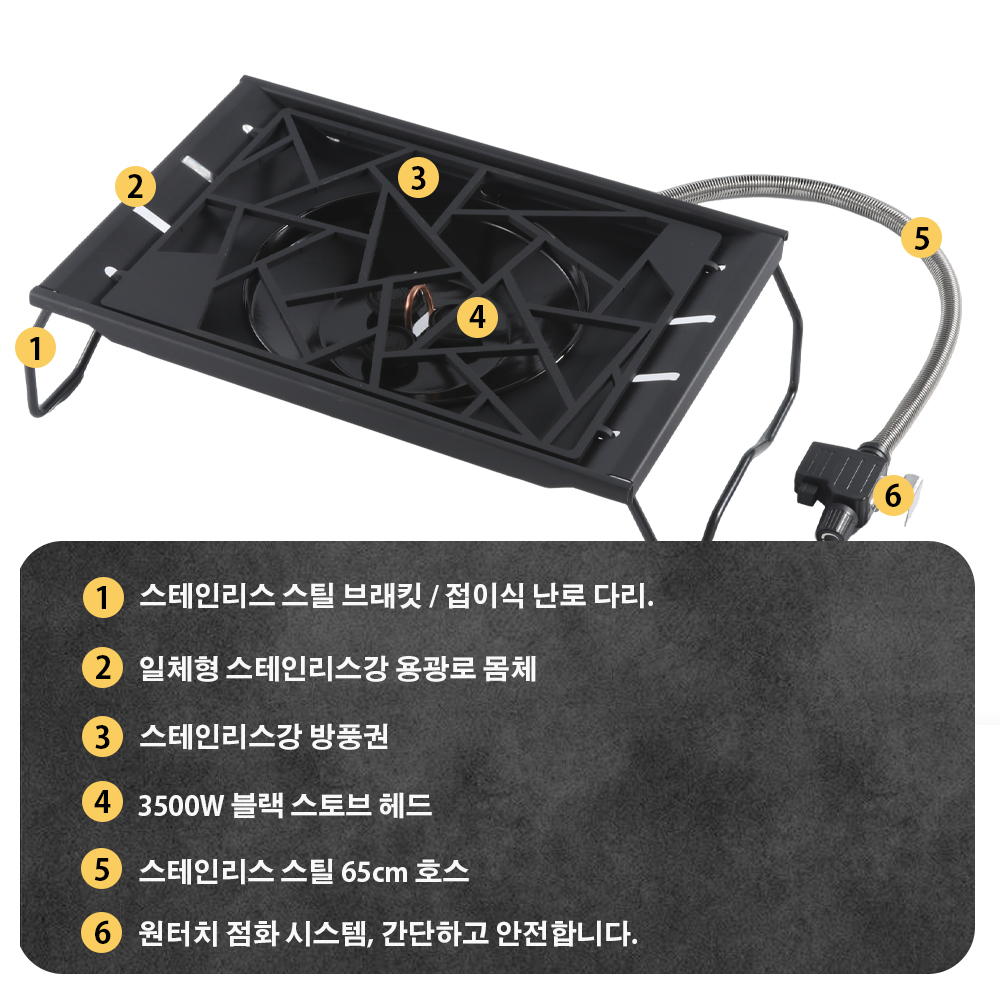 Kuchenka kempingowa Pandatour  – Camping Cooking Gas Stove recenzja i cena