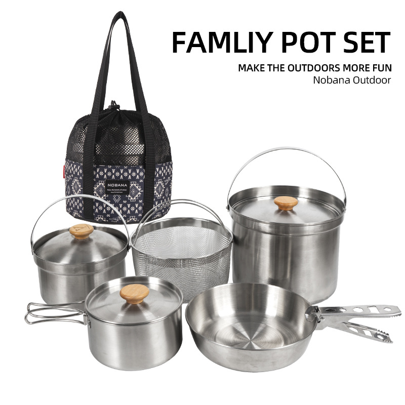 NOBANA najnowszy zestaw garnkó – Camping Cooking Kettle recenzja i cena