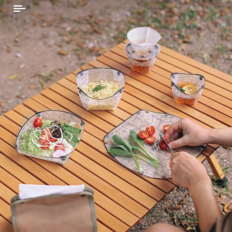 Zewnętrzna lekka składana zast – Camping Cooking Utensils Kit recenzja i cena
