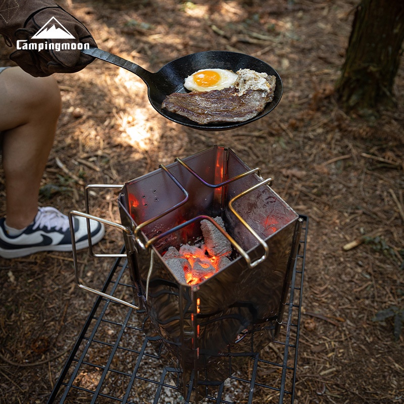 CAMPINGMOON – stojak do gotowa – Camping Cooking Grate recenzja i cena