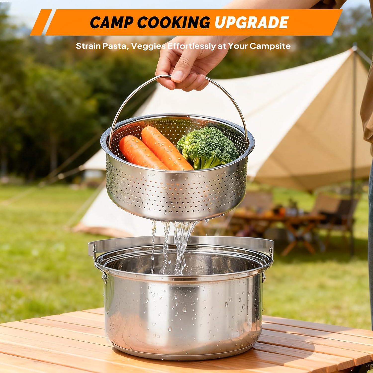 6-częściowy zestaw naczyń kuch – Camping Cooking Kettle recenzja i cena