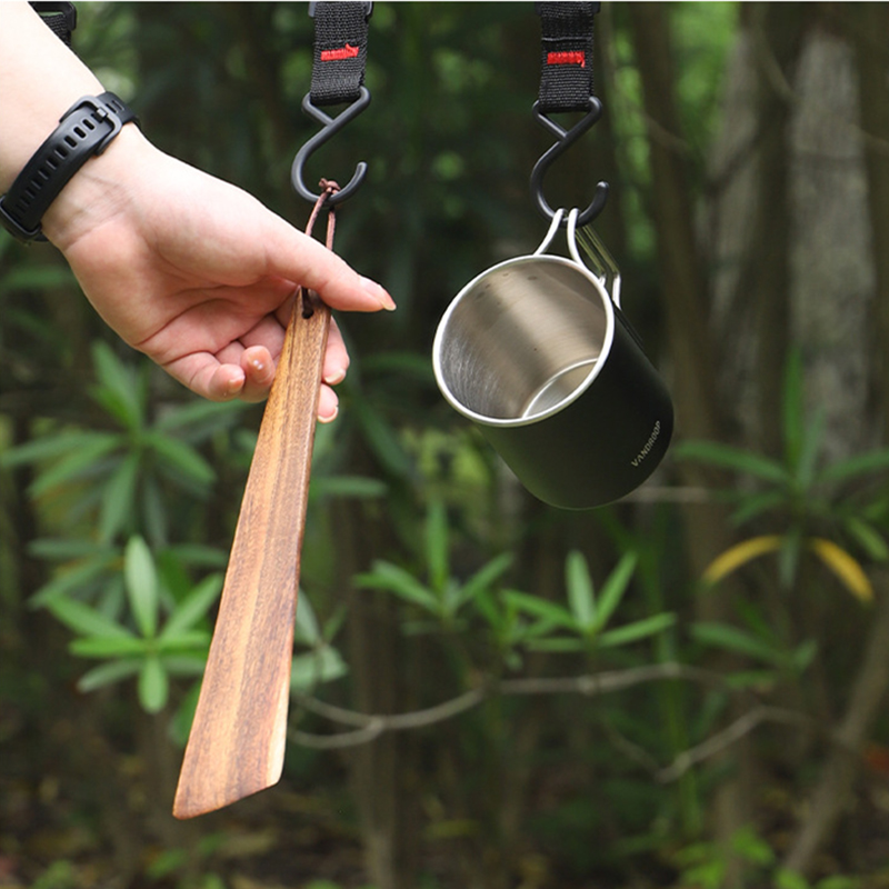 Drewniana szpatułka, przenośny – Camping Cooking Recipes recenzja i cena