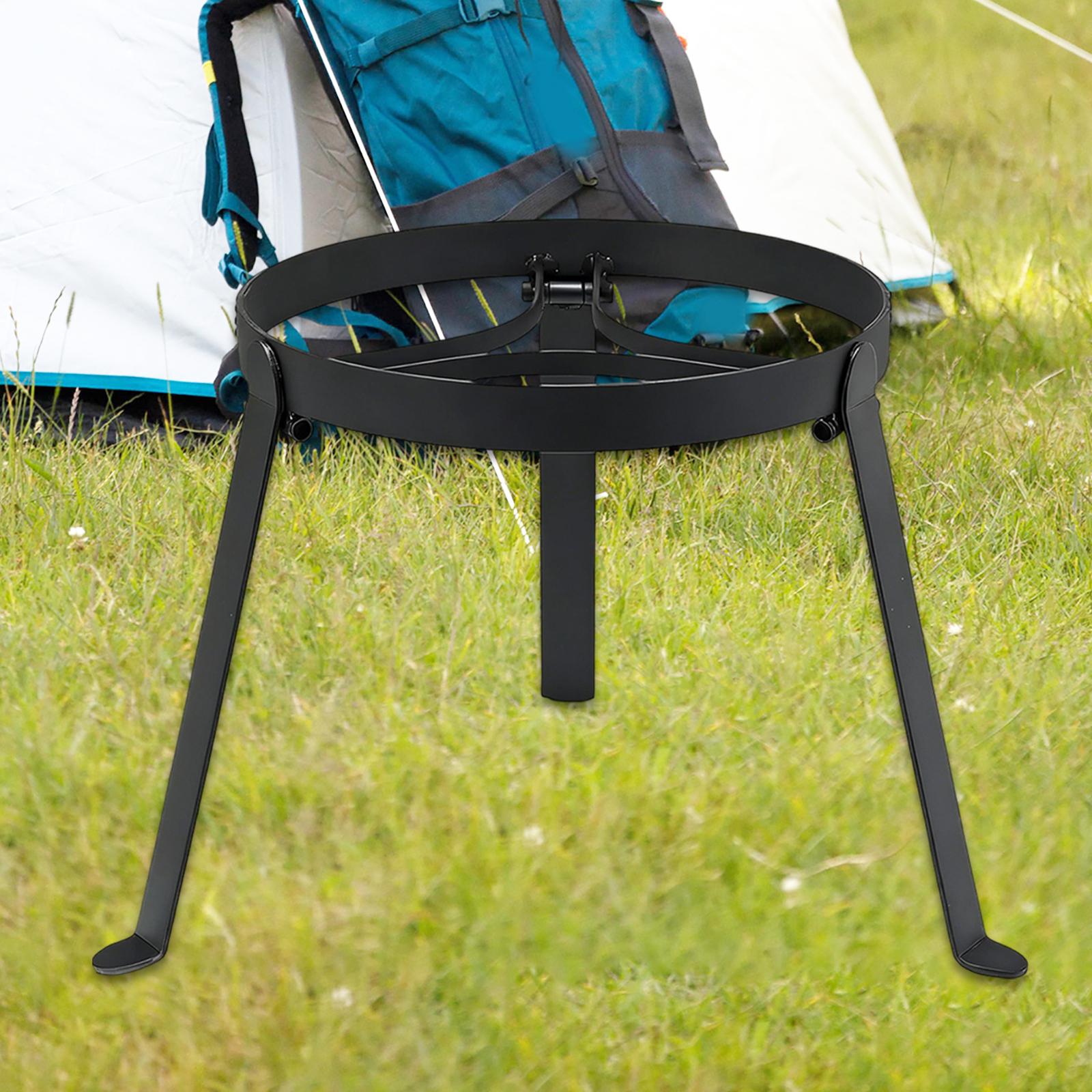 Składany żelazny trójnóg do go – Camping Hiking Cooking recenzja i cena