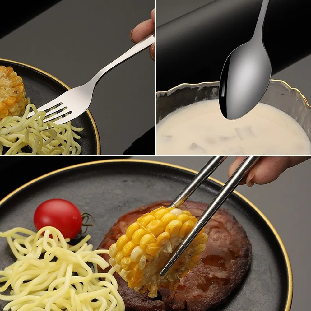 Zestaw naczyń ze stali nierdze – Camping Cooking Utensils Kit recenzja i cena