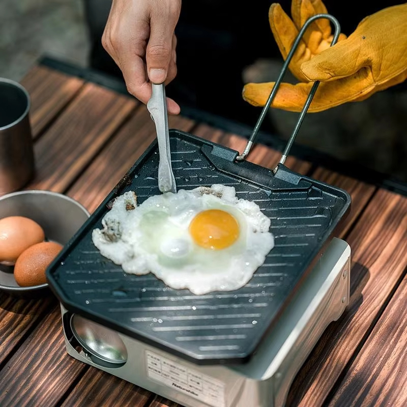 Wytrzymała kwadratowa patelnia – Camping Cooking Range recenzja i cena