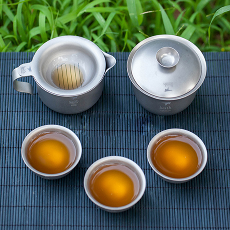 Keith tytanowy zestaw do herba – Camping Cooking Kettle recenzja i cena