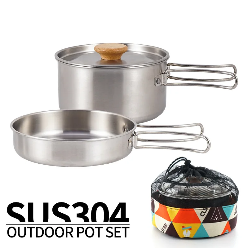 Zestaw składanych naczyń kuche – Camping Cooking Kit Box recenzja i cena
