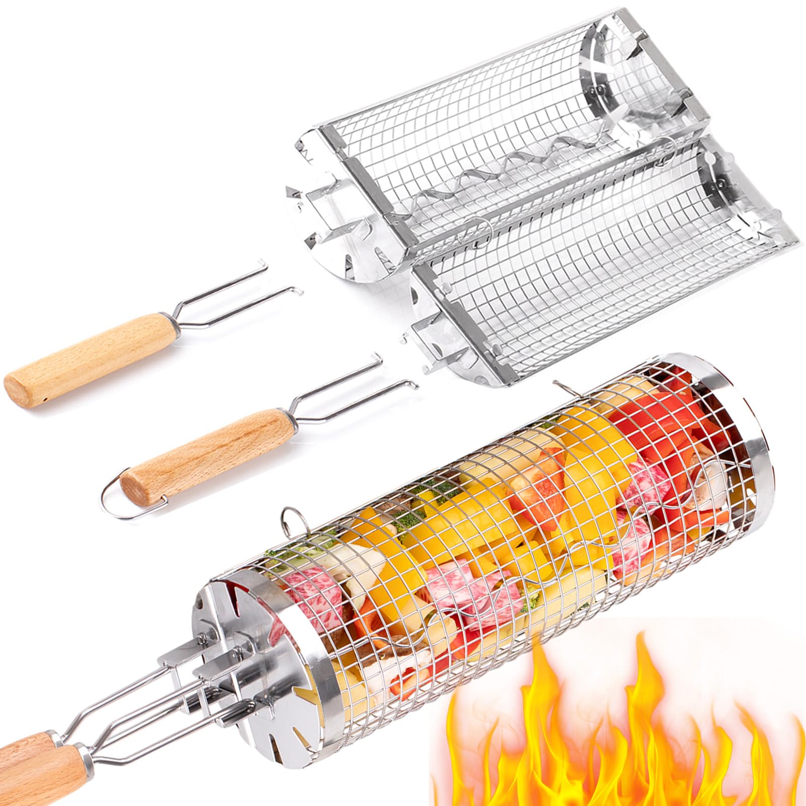 BUYYES Kosz do grillowania na  – Camping Cooking Mesh recenzja i cena